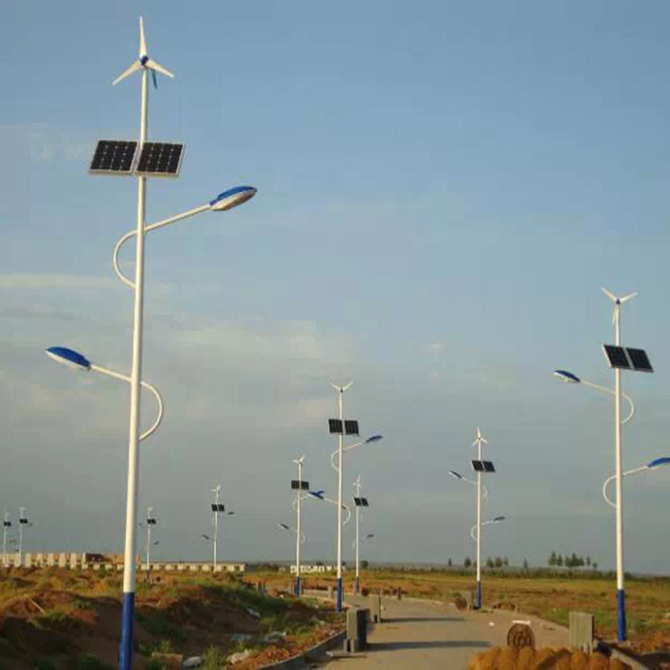 China factory good quality different types wind solar hybrid led street light with pole