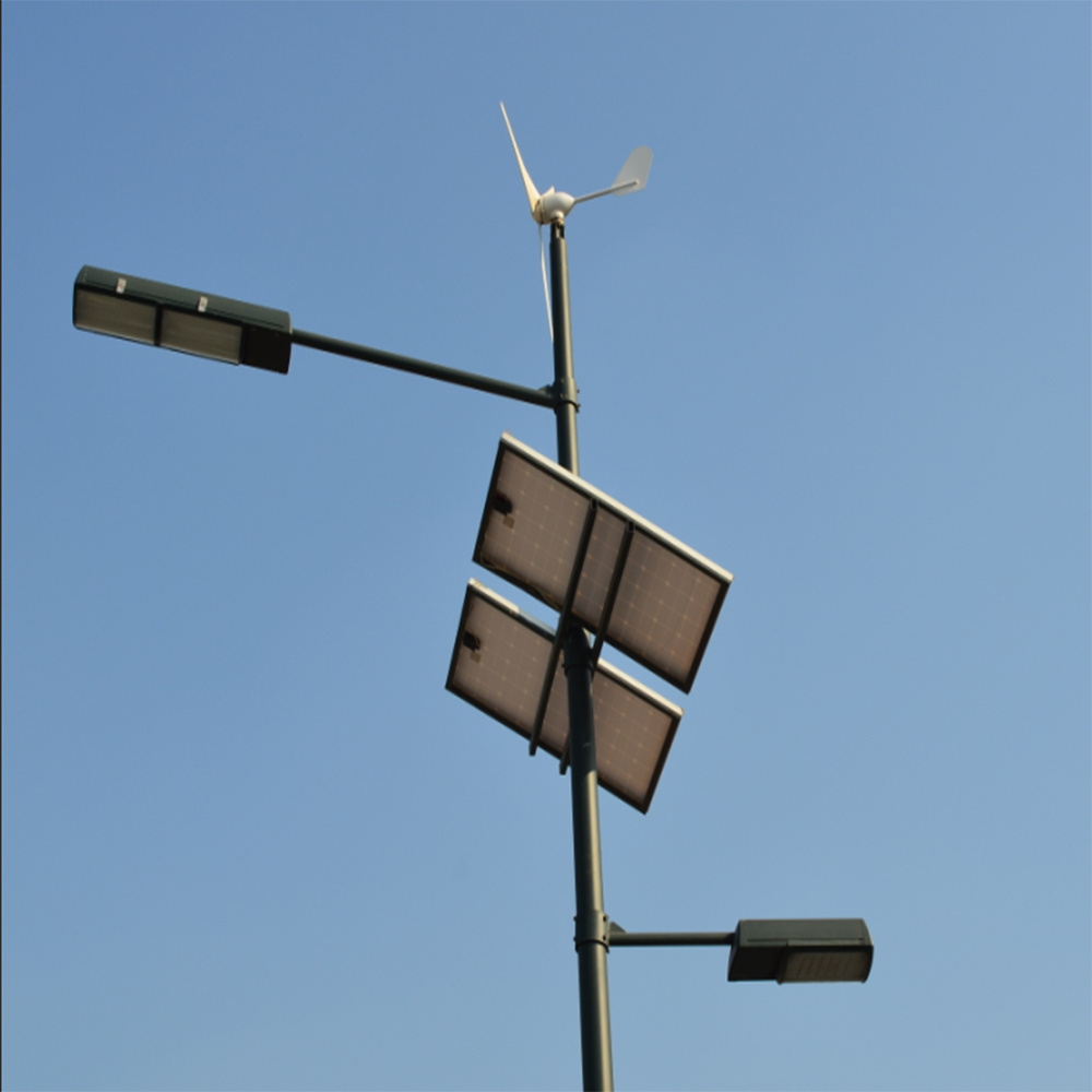 China factory good quality different types wind solar hybrid led street light with pole