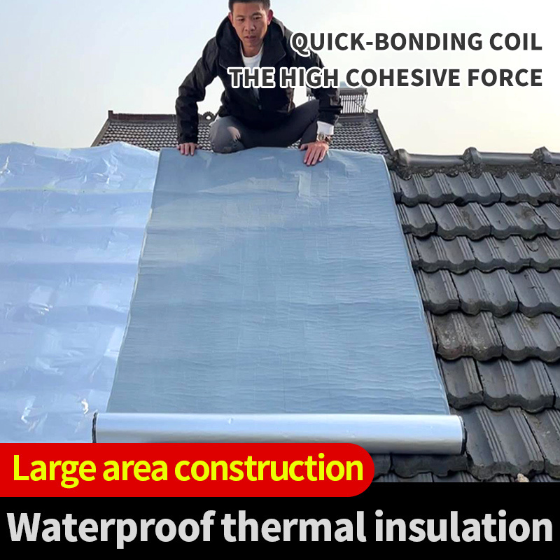 Waterproof tape roof waterproofing and leak repair material butyl roll material strong waterproof adhesive for roof cracks