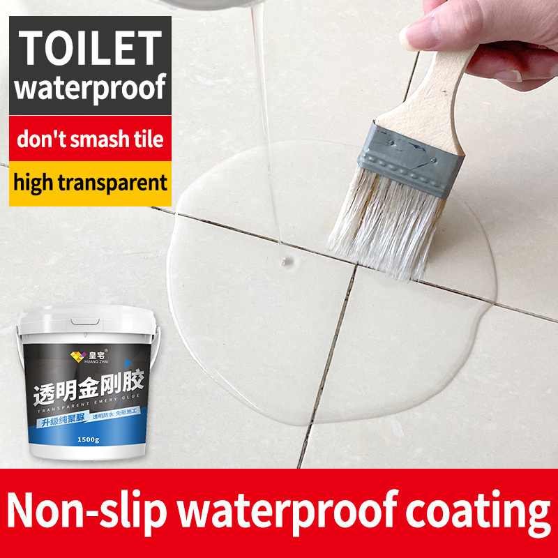 Invisible waterproof agent kitchen and bathroom waterproof anti mold transparent sealant balcony waterproof coating