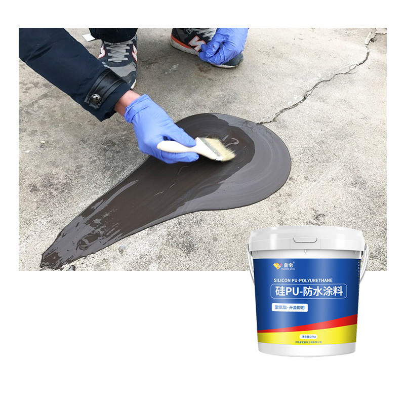 Waterproof coating leak sealing adhesive polyurethane roof crack liquid membrane waterproof adhesive material