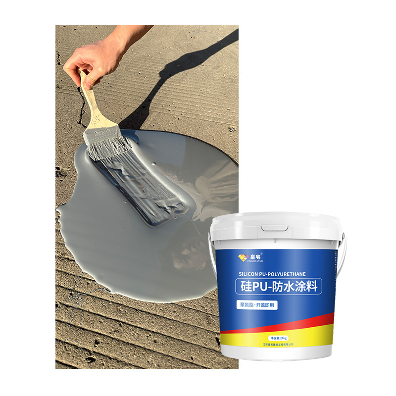 Waterproof coating leak sealing adhesive polyurethane roof crack liquid membrane waterproof adhesive material