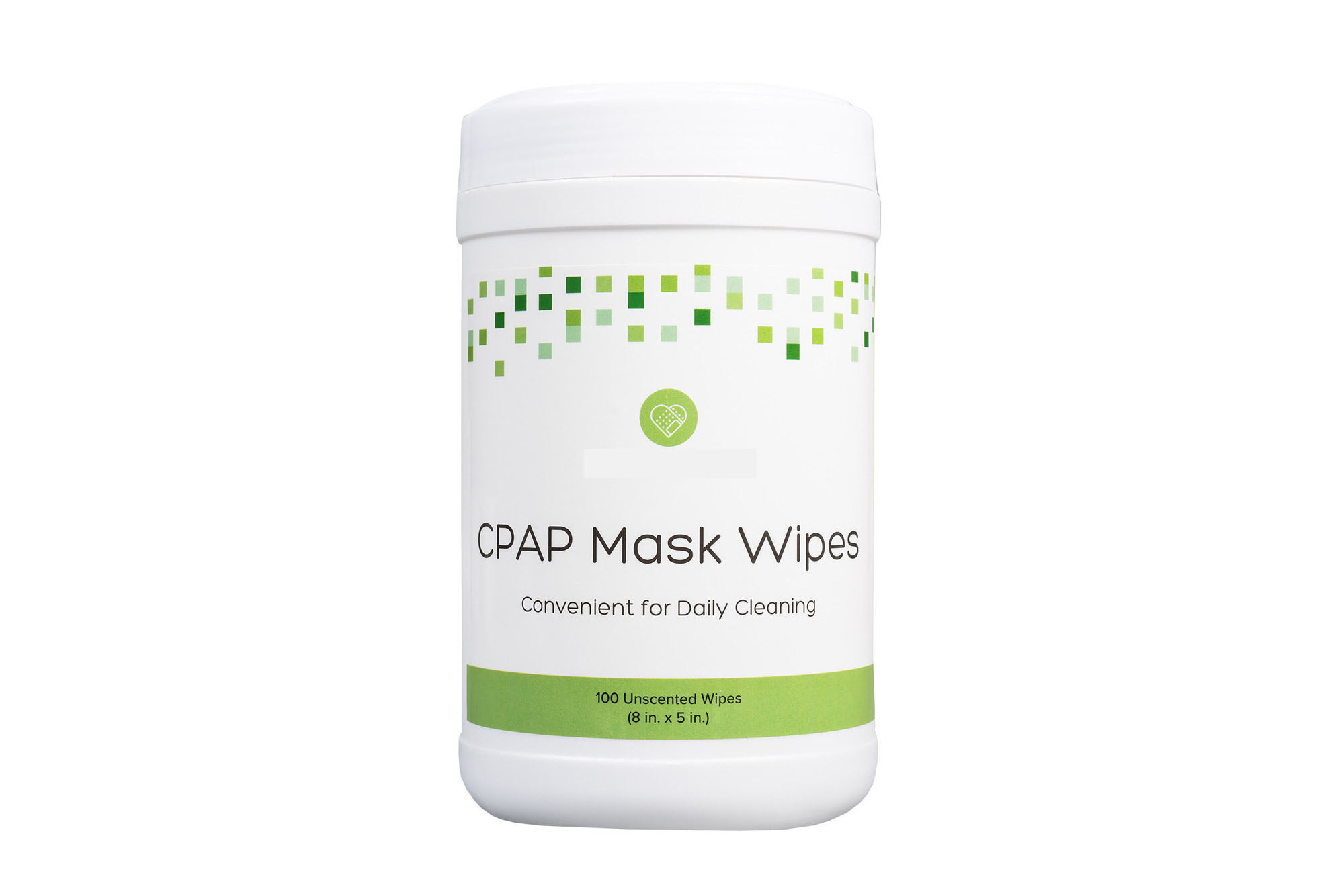 CPAP mask wet wipe canister tissue tub wet wipe