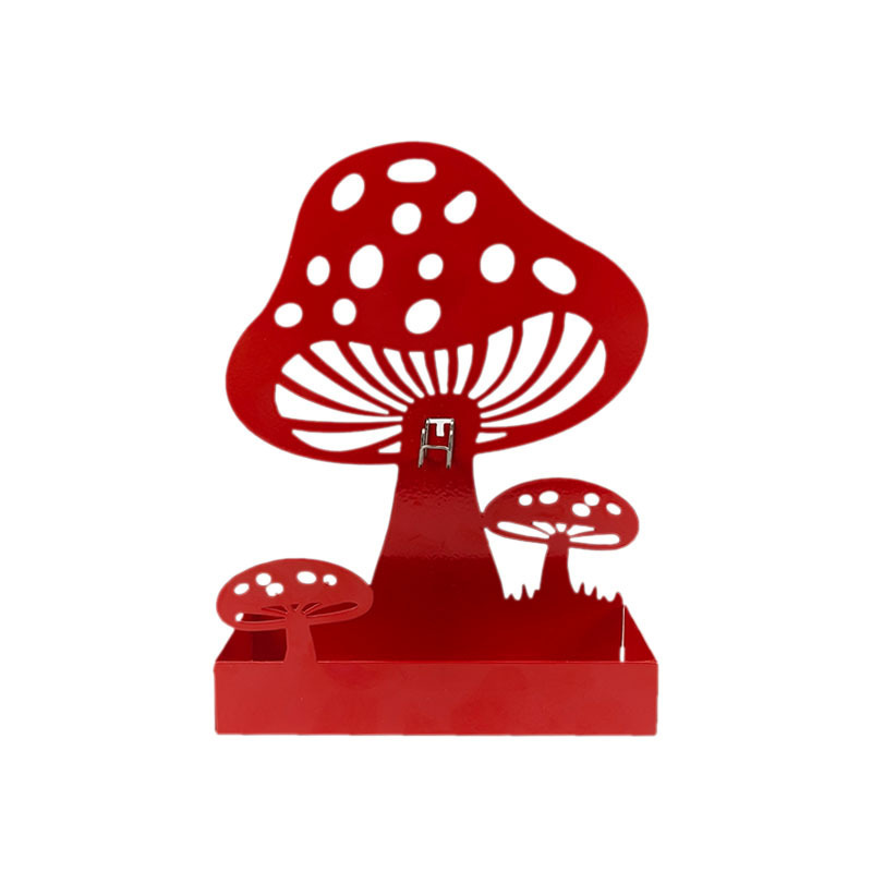 Custom Portable Metal Mosquito Coil Holder Stand Household Mushroom Design for Summer Farm Use Solid State Pest Incense Holder