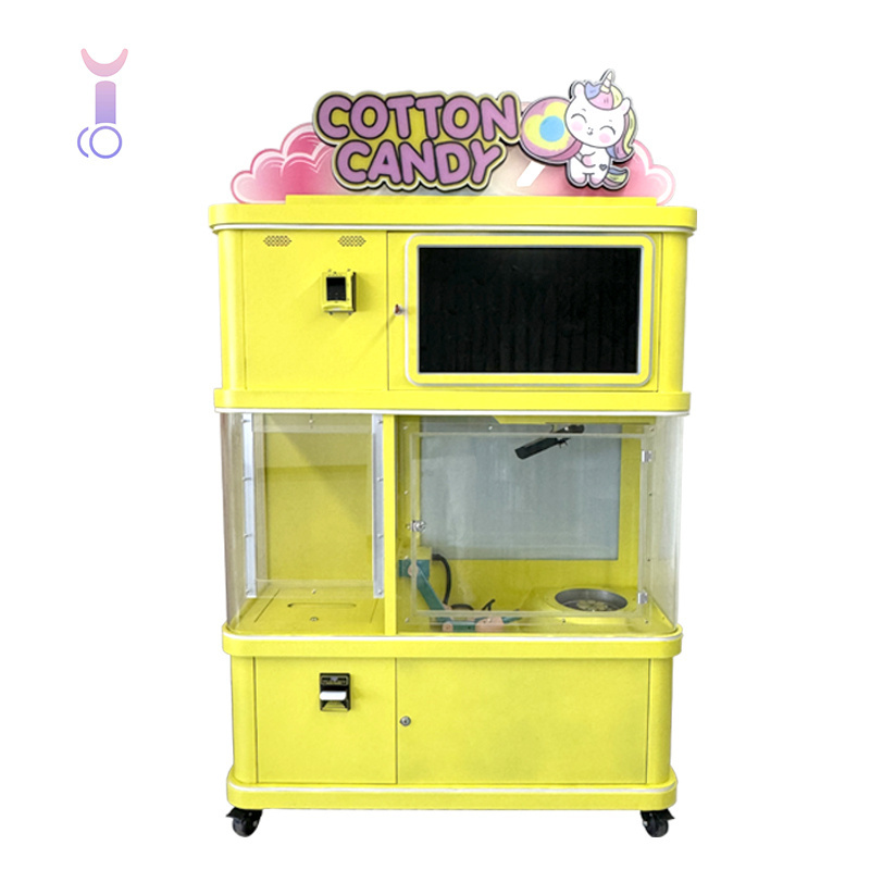 Treat Your Guests:Quick and Easy Hot Selling Magic Automatic Cotton Candy Automat vending Machine