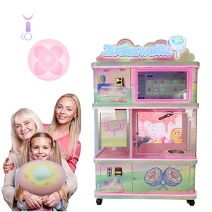 for Busy Locations High-Capacity Automatic fairy floss 220v flower cotton candy machine,machine of cotton candy