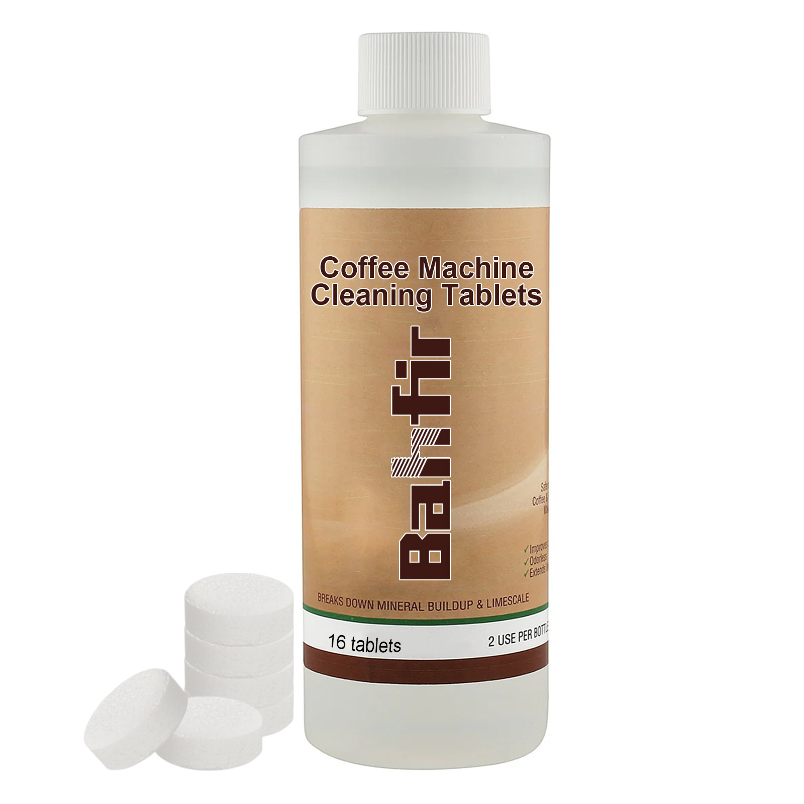 Automatic coffee machine cleaning tablets Solid Disposable effervescent detergent