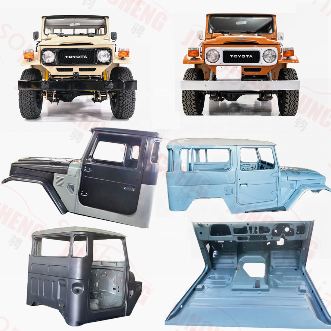 Right hand drive RHD  Land Cruiser 40 series FJ40 FJ45 FJ43 BJ40 Car Body Tub shell Panels Parts