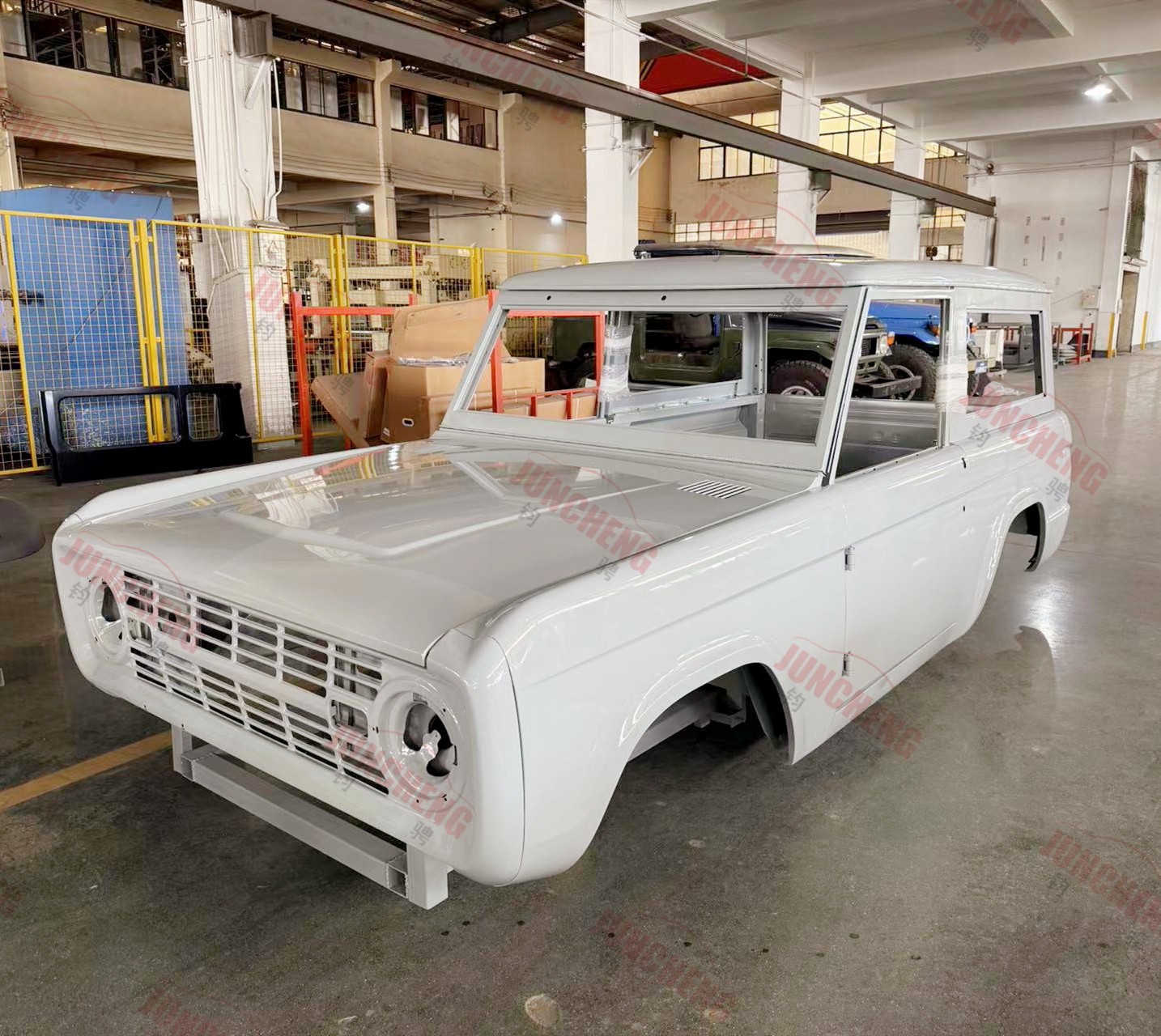 High quality car cab body shell for 1966-1968-1977 early f-ord Bronco car  body parts ,Complete Steel Bronco Body Shell