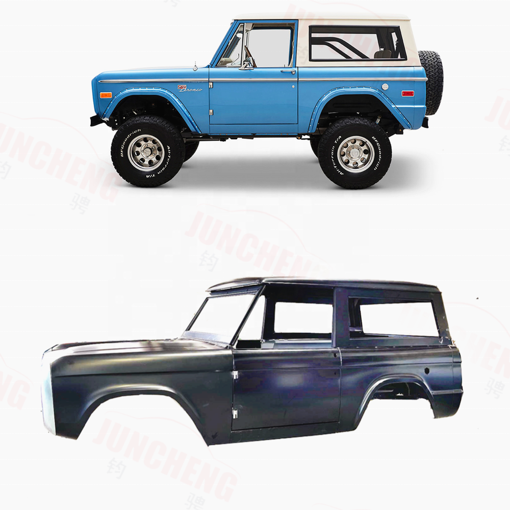 High quality car cab body shell for 1966-1968-1977 early f-ord Bronco car  body parts ,Complete Steel Bronco Body Shell