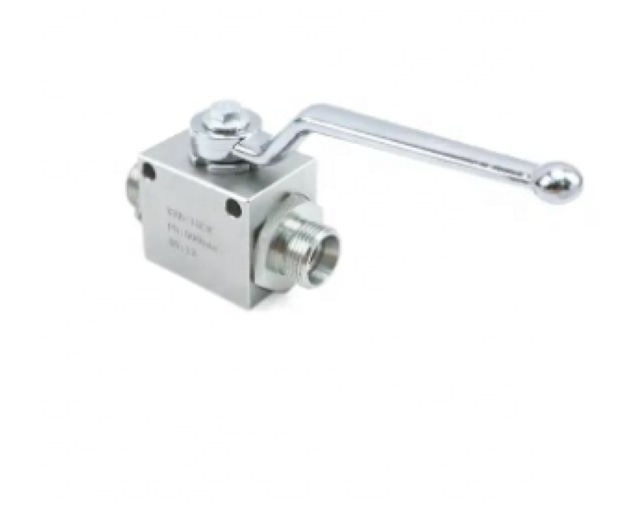 High pressure carbon steel 3 way shut off hydraulic ball valve hydraulic valve