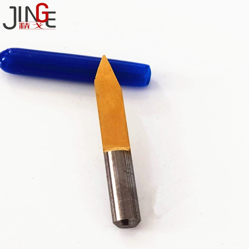 3.175mm Titanium Coating Engraving Bits 3A Carving Cutter flat bottom CNC router bits for wood end mills bit cnc router