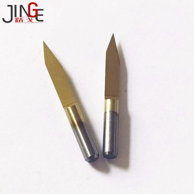 3.175mm Titanium Coating Engraving Bits 3A Carving Cutter flat bottom CNC router bits for wood end mills bit cnc router