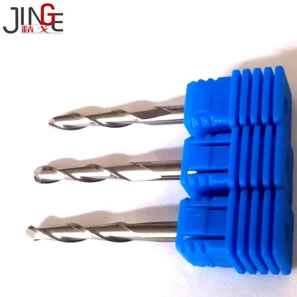 CNC end mill 4mm carbide two flutes ball nose router bits