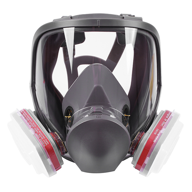 full face snorkel mask smoke protective mask gas mask with activated charcoal