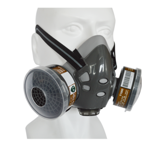 Direct Sale Half Full Face Rubber Particulate Respirator with Double Filters Gas Mask Suitable for all occasions