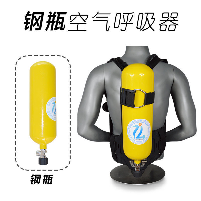 reusable powered self-rescue air supplying device