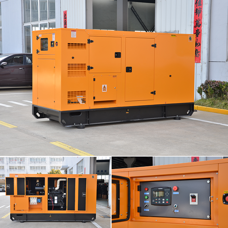 AC three phase 125kva generator with Cummins soundproof box for generator 125 kva super silent generations