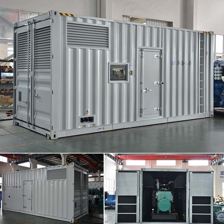 Powered by high quality engine  600kw 750kva electric start diesel generator for water cooled and ATS