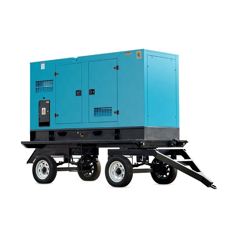 Soundproof canopy 125 kva genset 100 kw diesel generator with good engine brand and quality