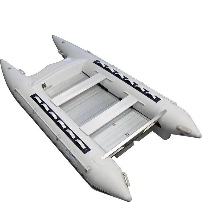 Twin Hull 12.5 Foot PVC/Hypalon High Speed Passenger Boat Rubber Boat