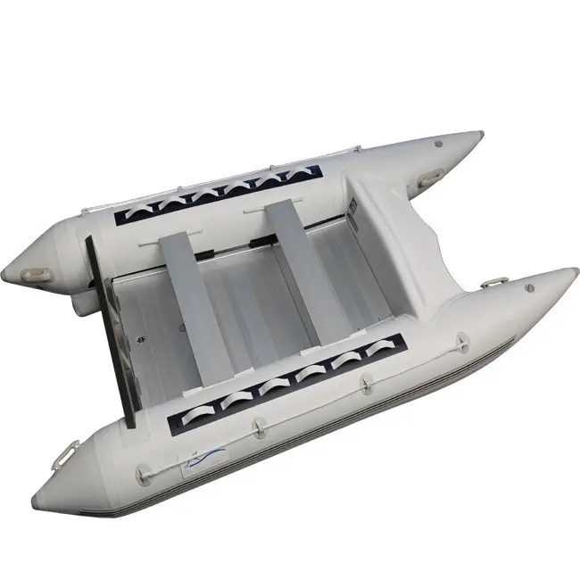 Twin Hull 12.5 Foot PVC/Hypalon High Speed Passenger Boat Rubber Boat