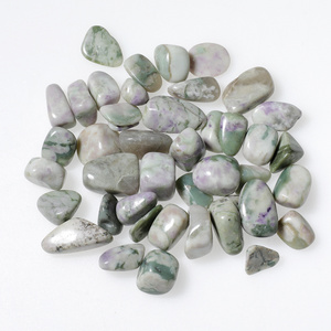 Factory price crystal healing stones Jixiang jade irregular tumbled stones