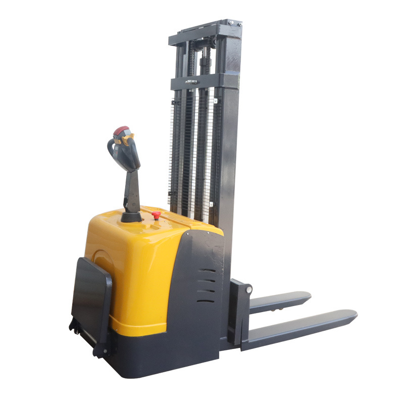 Electric lifting truck 1.5-ton Stand drive lifting forklift fully automatic pallet electric stacker