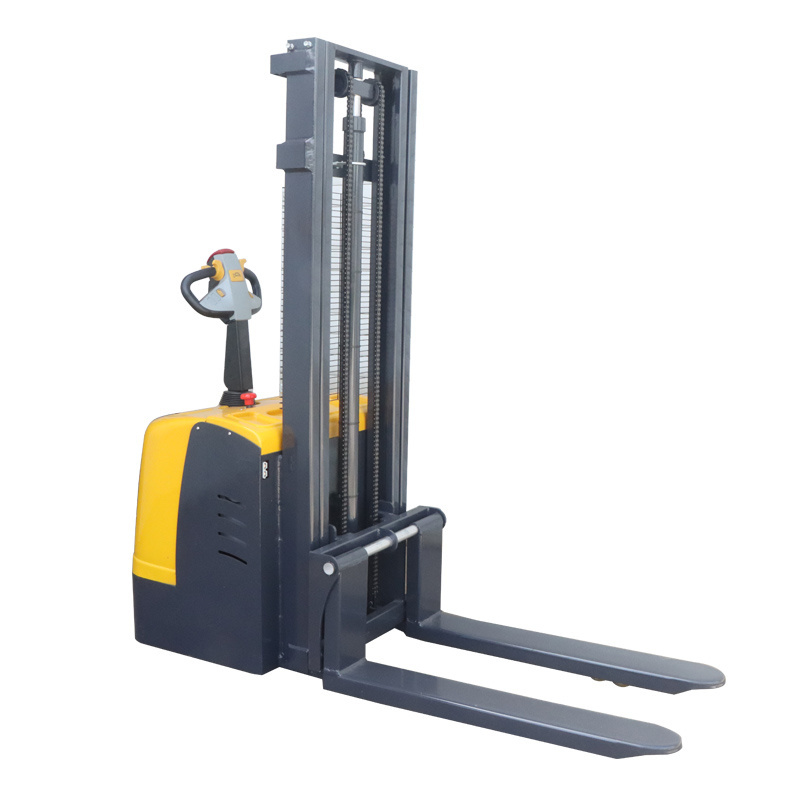 Electric lifting truck 1.5-ton Stand drive lifting forklift fully automatic pallet electric stacker