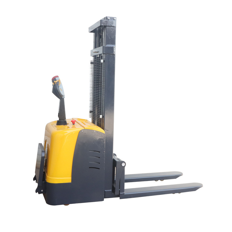 Electric lifting truck 1.5-ton Stand drive lifting forklift fully automatic pallet electric stacker