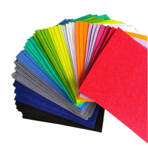 Color felt cloth back adhesive sound wall felt background chemical fiber felt non-woven scientific nonwoven felt