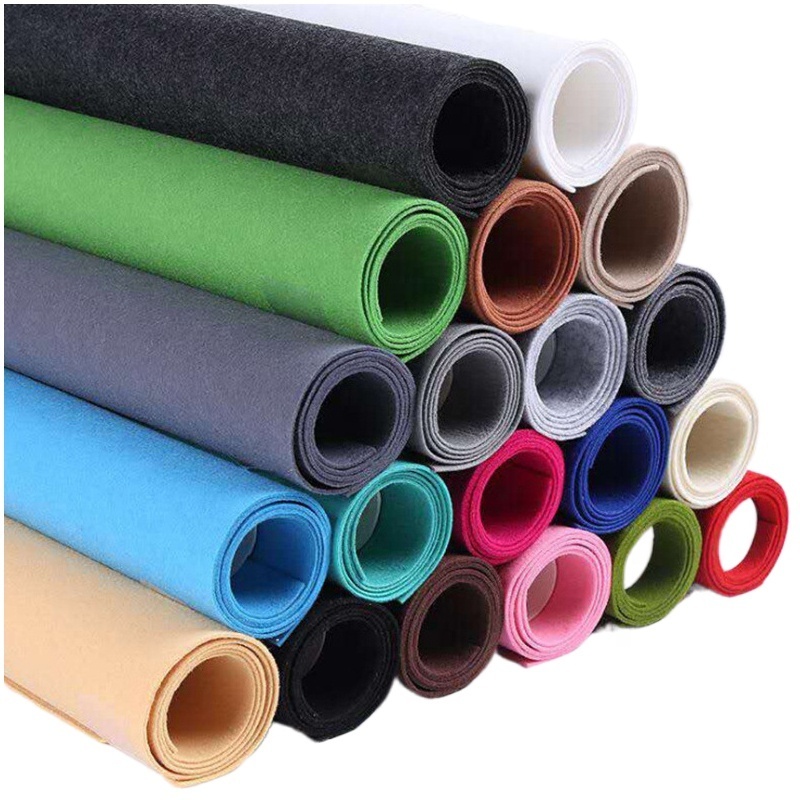 Color non-woven kindergarten handmade diy non-woven needled wholesale 1MM non-woven 40-color felt