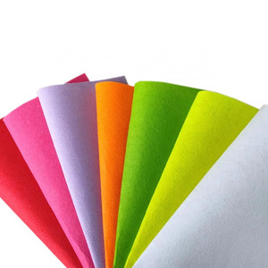 Stock color high density felt cloth back rubber sound insulation felt non-woven handmade diy chemical fiber felt cloth rolls