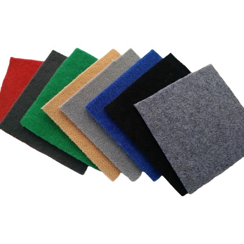 Stock color high density felt cloth back rubber sound insulation felt non-woven handmade diy chemical fiber felt cloth rolls