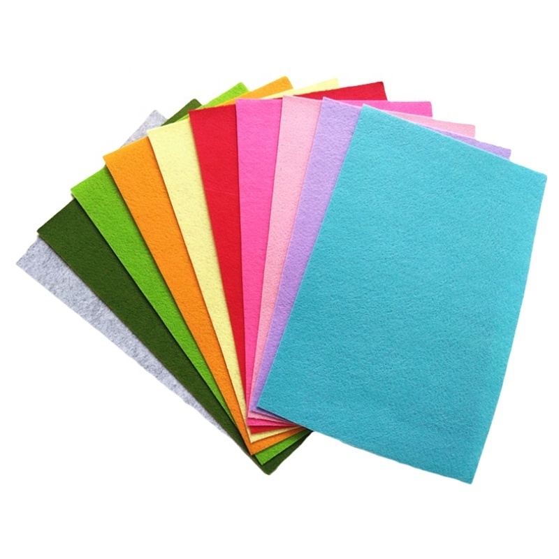 Felt cloth kindergarten 1mm-5mm color felt needled non-woven chemical fiber felt bags special