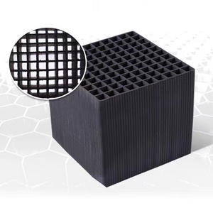 High Adsorption Coapacity Cube Square Honeycomb Shaped Activated Carbon Block for VOC Air/waterr Treatment