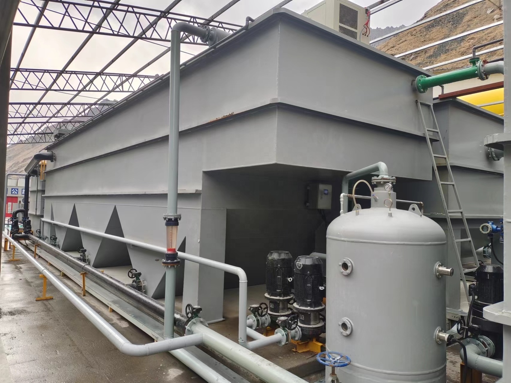 Dissolved Air Flotation Machine Integrated Sewage Treatment Equipment/Grease removal and suspension solid air flotation system