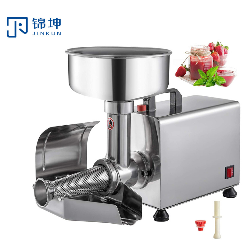 Electric Tomato Strainer Commercial Grade Tomato Milling Machine Stainless Steel Tomato Press and Strainer 90-160 Kg/H