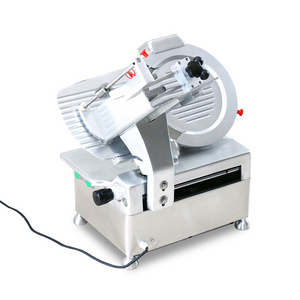 Factory commercial chicken fish beef electric frozen meat cutter 12 inch fully automatic meat slicer