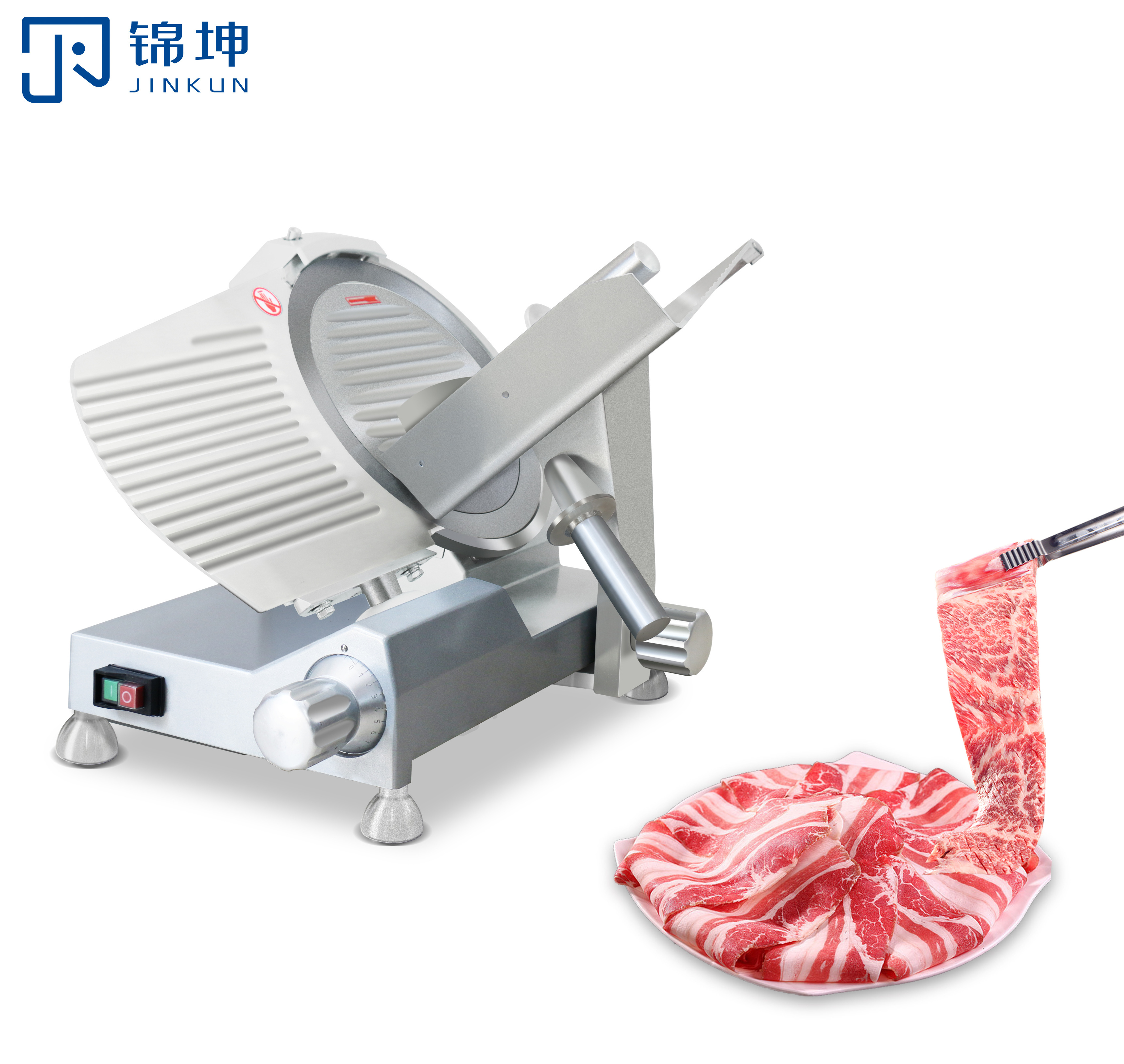 Beef Thin meat cutter machine Hot Pot Semi-Automatic Stainless Steel Meat Cutter Machine Commercial Frozen Meat Slicer