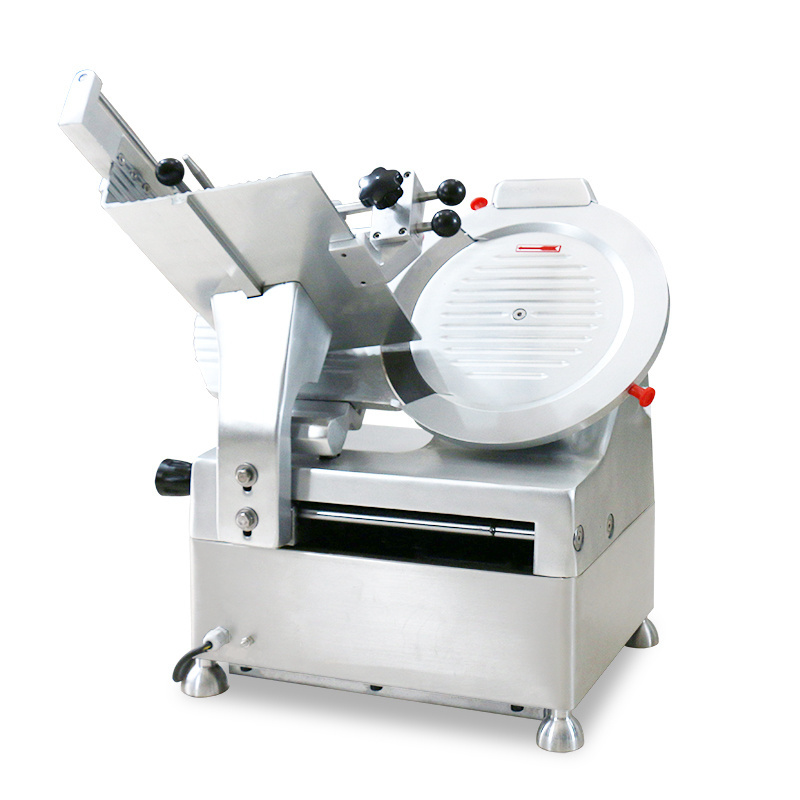 Factory commercial chicken fish beef electric frozen meat cutter 12 inch fully automatic meat slicer