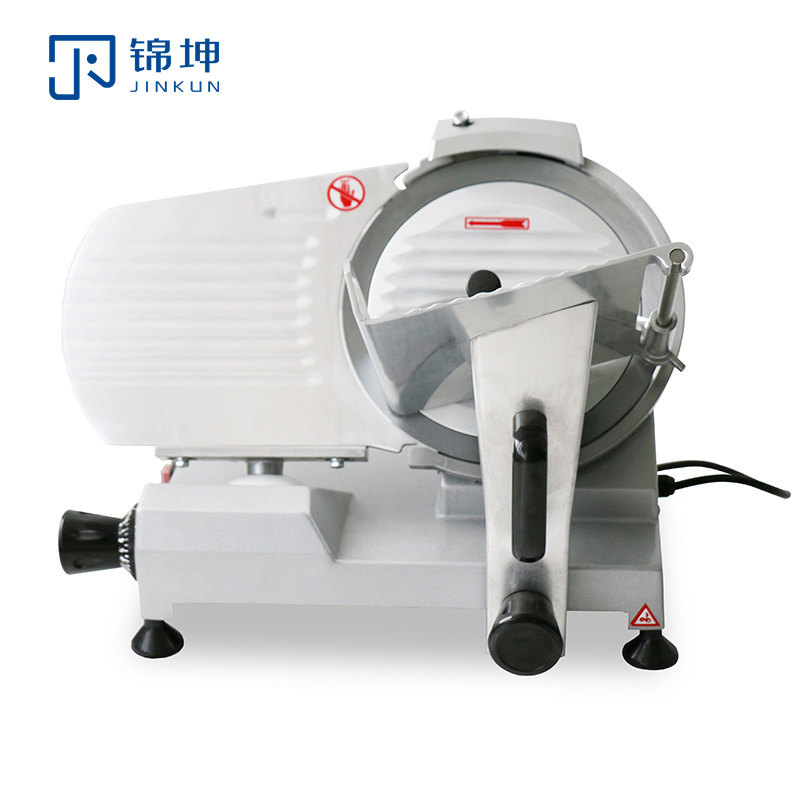 Aluminum alloy body 250mm blade commercial  semi auto bread jerky ham cheese meat slicer