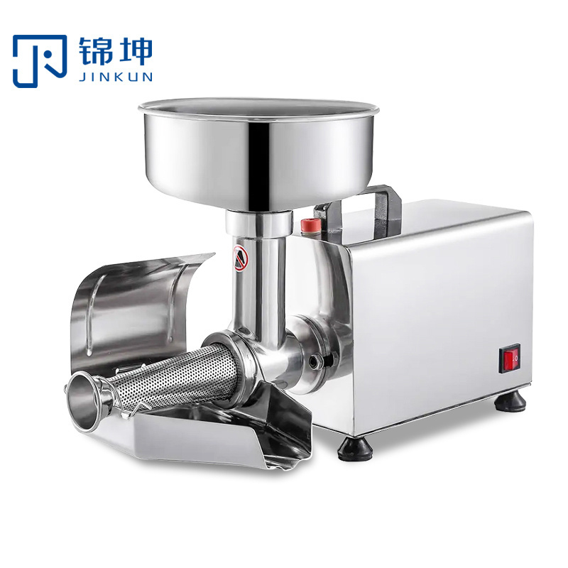 Electric Tomato Strainer Commercial Grade Tomato Milling Machine Stainless Steel Tomato Press and Strainer 90-160 Kg/H