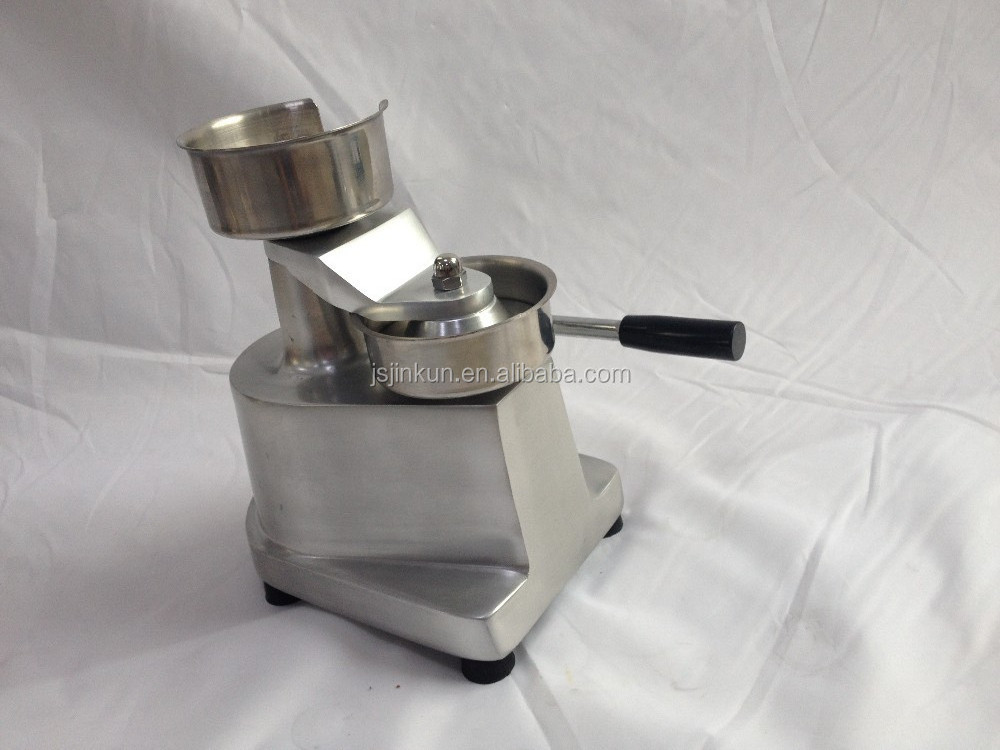 JKH100 100mm Stainless Steel Manual Hamburger Press Machine Burger Patty Maker for Hamburger