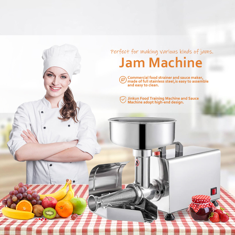 Stainless steel Automatic Mango Apple Puree Extractor Electric Tomato Sauce making machine