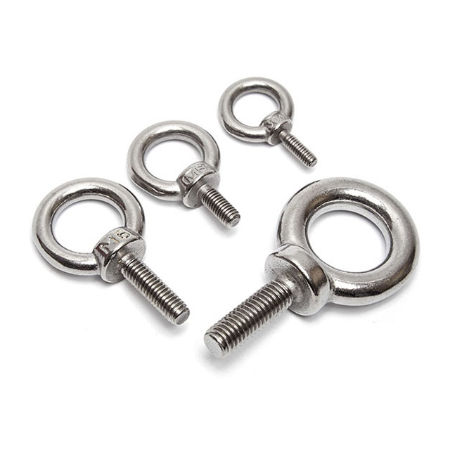 Stainless steel eye lifting bolt m 24 aluminium zinc plated oval eye bolt