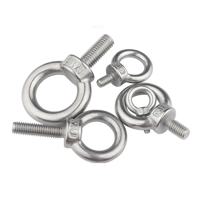 Stainless steel eye lifting bolt m 24 aluminium zinc plated oval eye bolt