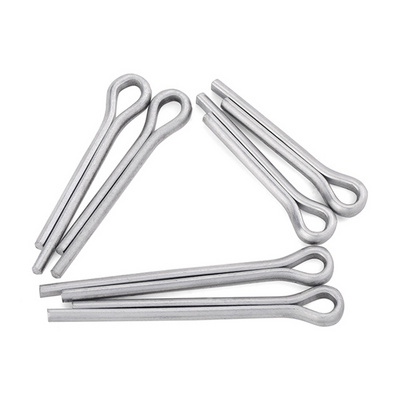 Fasteners carbon steel Split pins holes and wire holes zinc coating Bike Car Cotter Pins