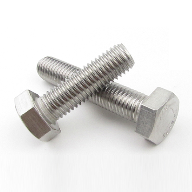 Din933 Grade 4.8 8.8 10.9 12.9 Fully Thread 9mm Hexagon Head Bolt Carbon Steel Hex Bolt