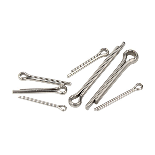 Fasteners carbon steel Split pins holes and wire holes zinc coating Bike Car Cotter Pins